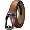 image:imageCHAOREN Mens Dress Belt  1 14 Leather Ratchet Belt Comfort ClickTan