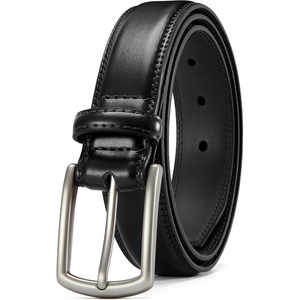 CHAOREN Mens Belts Leather Gift for Men – Ideal Match for Mens Dress Shoes(Classic Black / Width 32mm)
