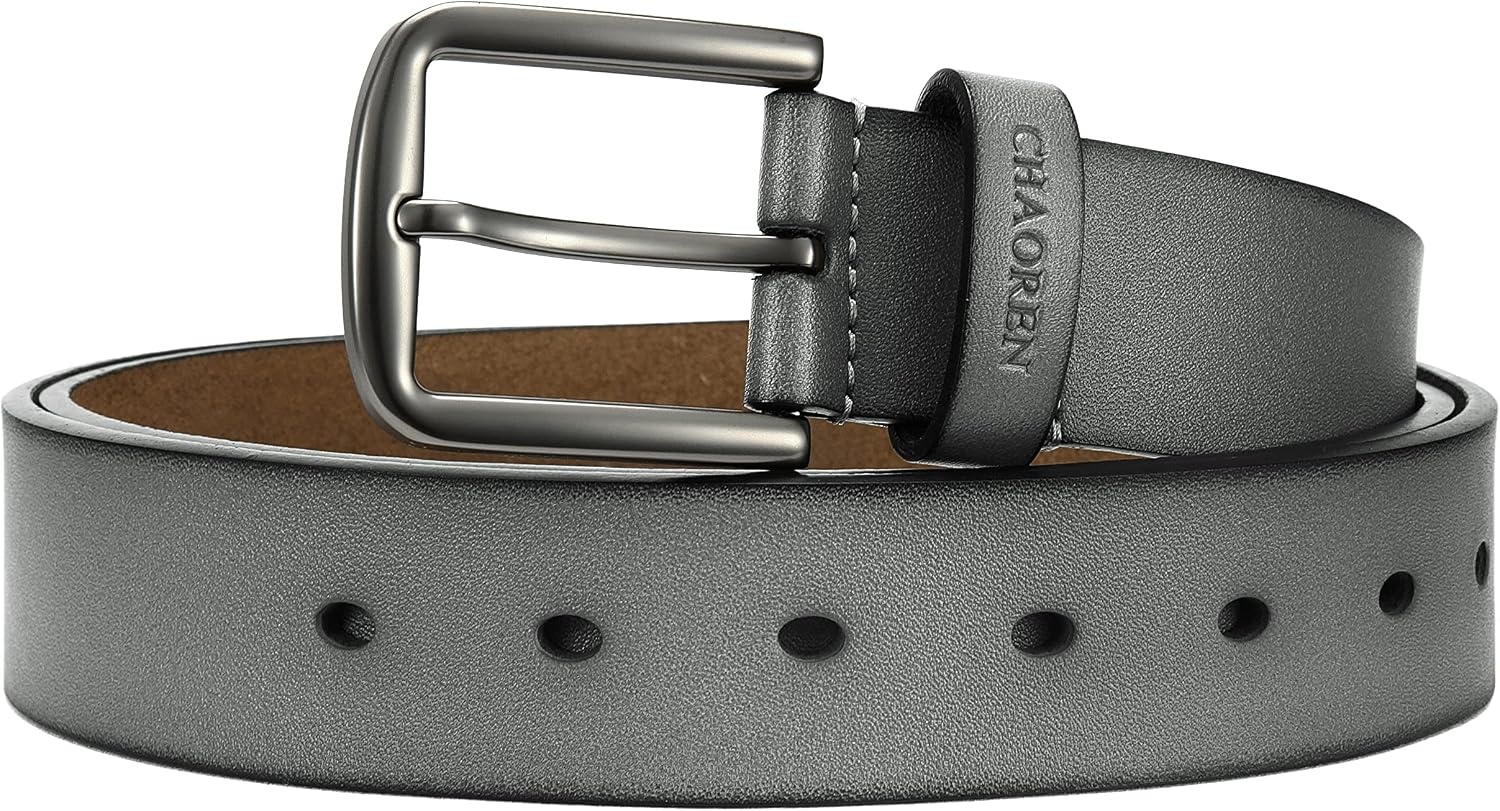 image:imageCHAOREN Mens Belts Leather 35mm Genuine Leather Belt for Jeans Men Gift for Casual Dress