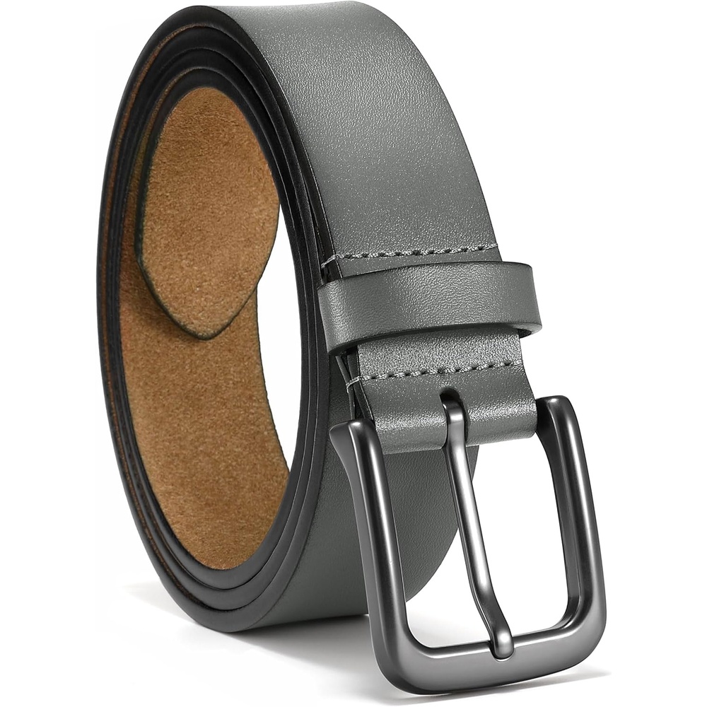 image:imageCHAOREN Mens Belts Leather 35mm Genuine Leather Belt for Jeans Men Gift for Casual Dress