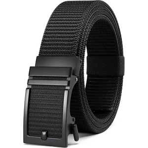 YOETEY Ratchet Tactical Belt for Men – 1.5″ Military Nylon Web Belts(Classic Buckle – Black)