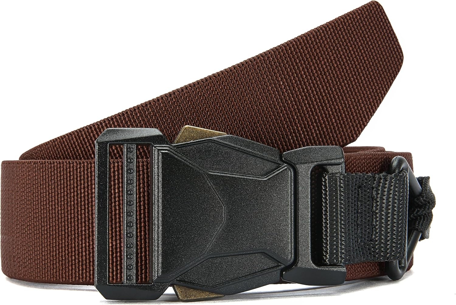 image:imageCHAOREN Riggers Belt Men 15 Tactical Belt with VRingBrown