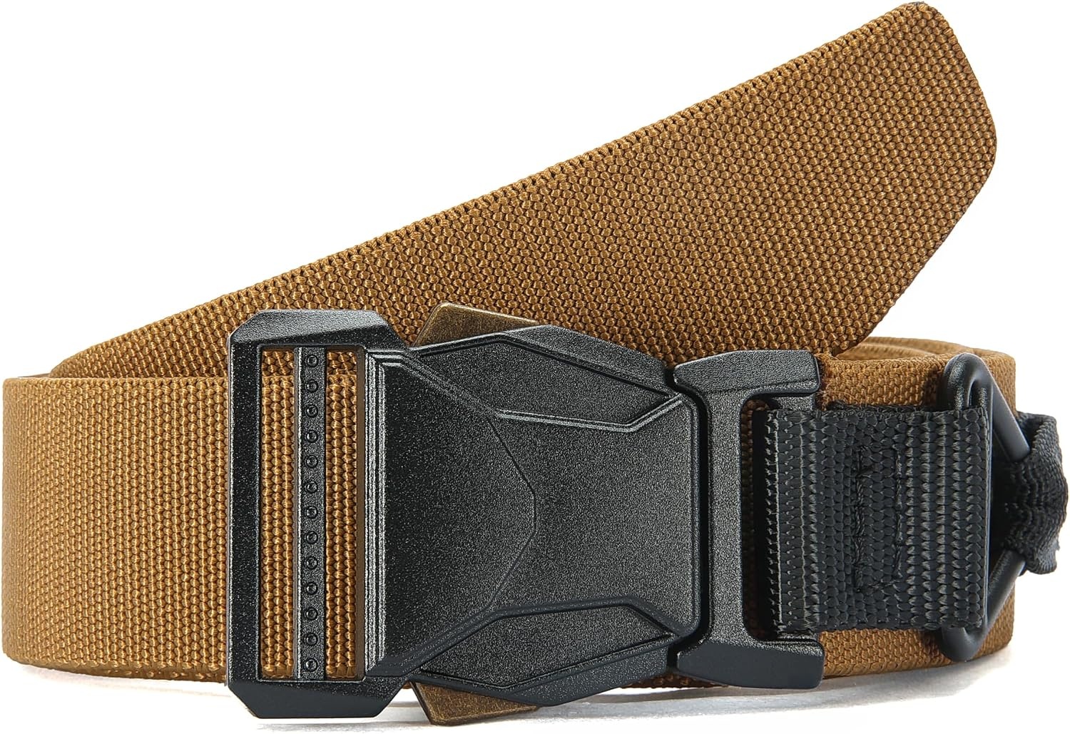 image:imageCHAOREN Riggers Belt Men 15 Tactical Belt with VRingCoyote Brown