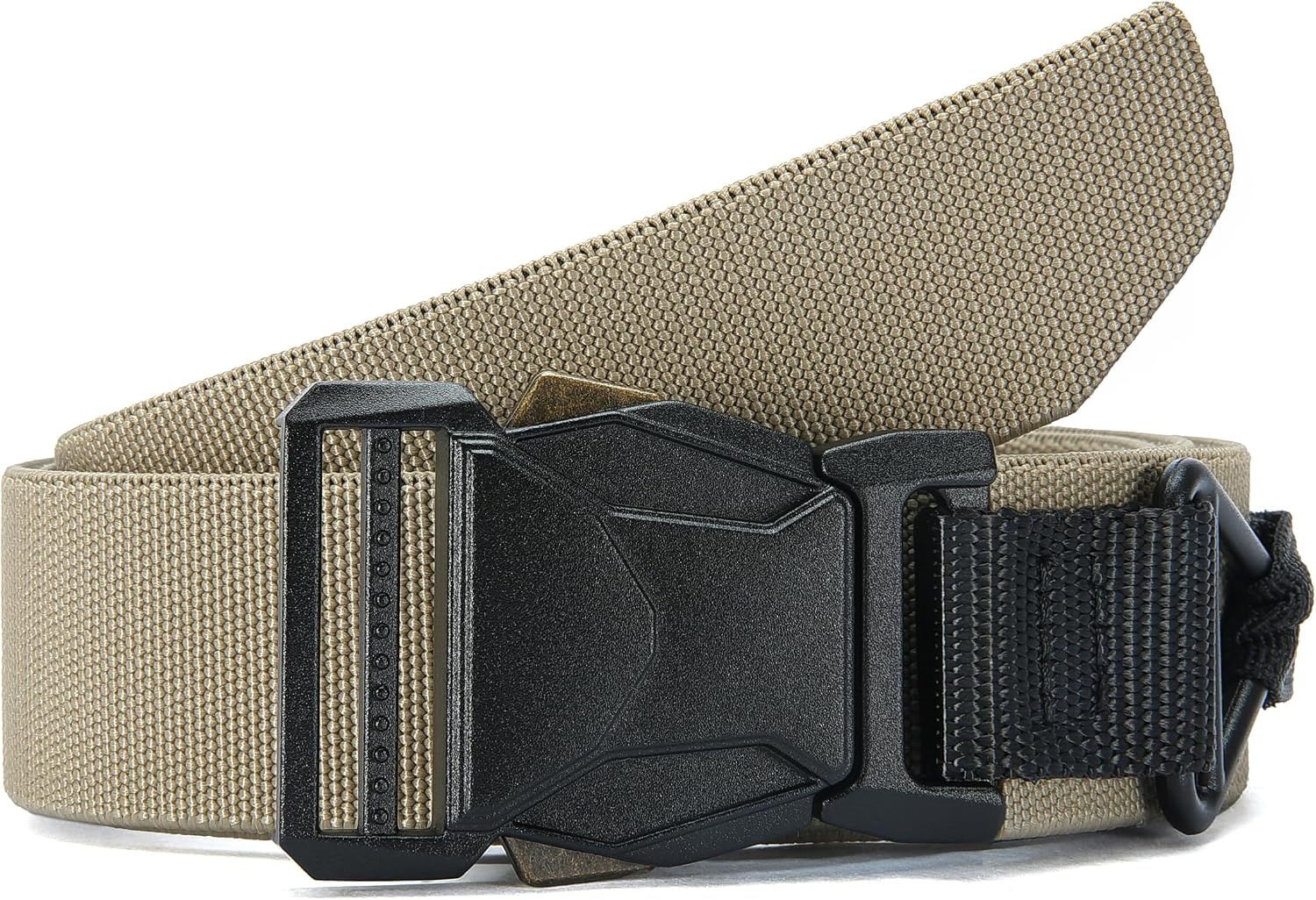 image:imageCHAOREN Riggers Belt Men 15 Tactical Belt with VRingKhaki