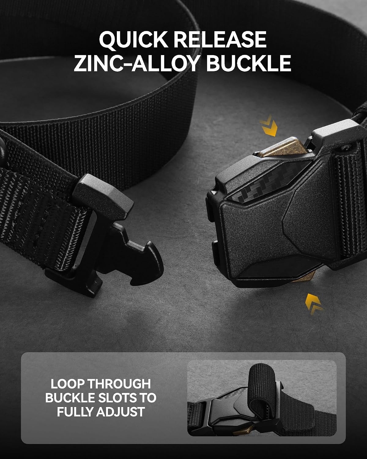 image:imageCHAOREN Riggers Belt Men 15 Tactical Belt with VRingRanger Green