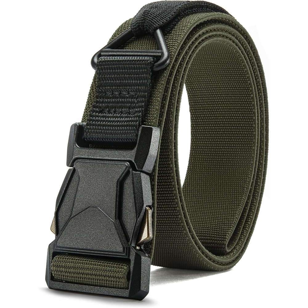 image:imageCHAOREN Riggers Belt Men 15 Tactical Belt with VRingArmy Green