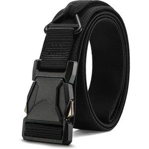 CHAOREN Riggers Belt Men – 1.5″ Tactical Belt with V-Ring(Black)