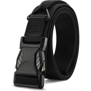 CHAOREN Riggers Belt Men – 1.5″ Tactical Belt with V-Ring(Carbon Fiber Black)