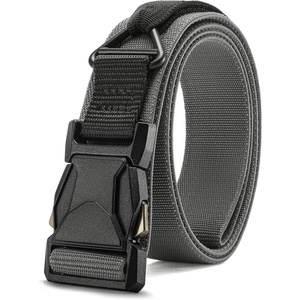 CHAOREN Riggers Belt Men – 1.5″ Tactical Belt with V-Ring(Grey)