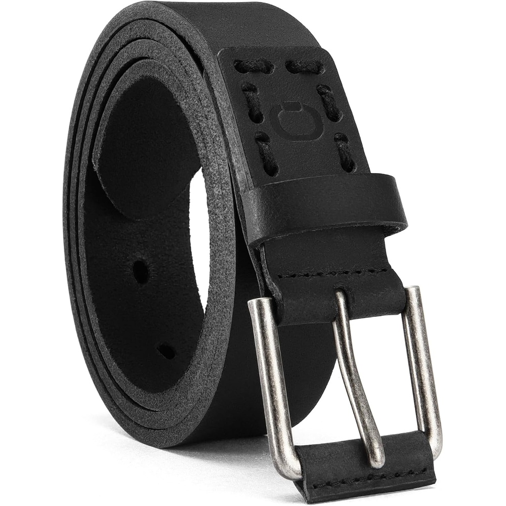 image:imageCHAOREN 30mm Boys Leather Belt  Ideal for Dress and Casual WearBlack