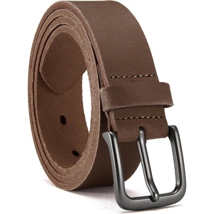 CHAOREN 30mm Boys Leather Belt – Ideal for Dress and Casual Wear(Basic / Brown)