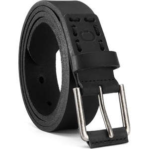 CHAOREN 30mm Boys Leather Belt – Ideal for Dress and Casual Wear(Black)