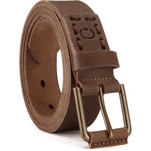 CHAOREN 30mm Boys Leather Belt – Ideal for Dress and Casual Wear(Brown)