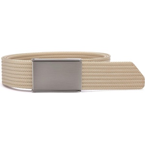 CHAOREN Men’s Nylon Webbing Belt – 1.5″ Golf Belt with Zinc Alloy Buckle(Khaki)