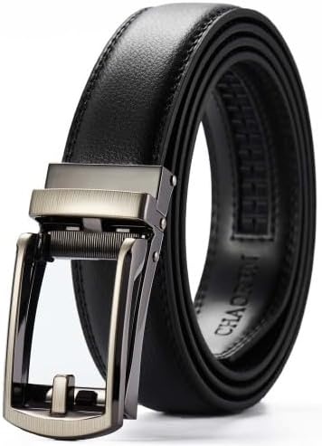 image:imageCHAOREN 40mm Ratchet Belt Buckle Only for 1 38 Slide Belt Strap Automatic Click Buckle Adjustable35mm Click Gun
