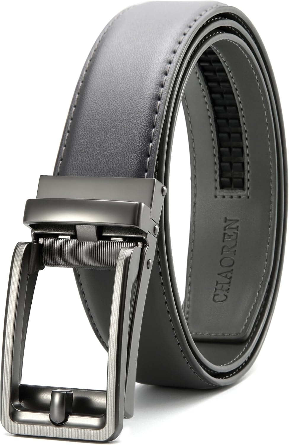 image:imageCHAOREN 40mm Ratchet Belt Buckle Only for 1 38 Slide Belt Strap Automatic Click Buckle Adjustable40mm Click Gun