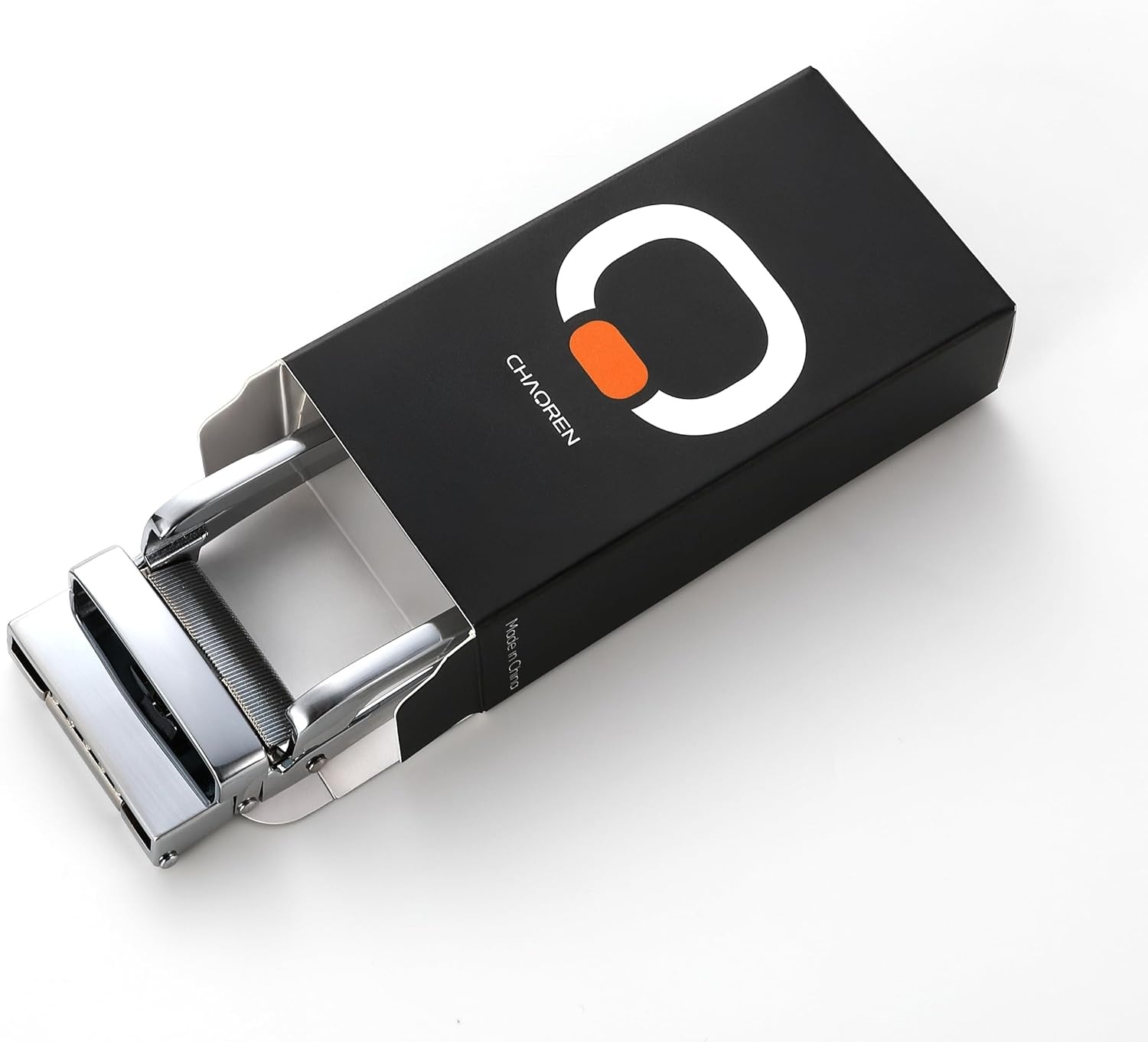 image:imageCHAOREN 40mm Ratchet Belt Buckle Only for 1 38 Slide Belt Strap Automatic Click Buckle Adjustable40mm Click Gun
