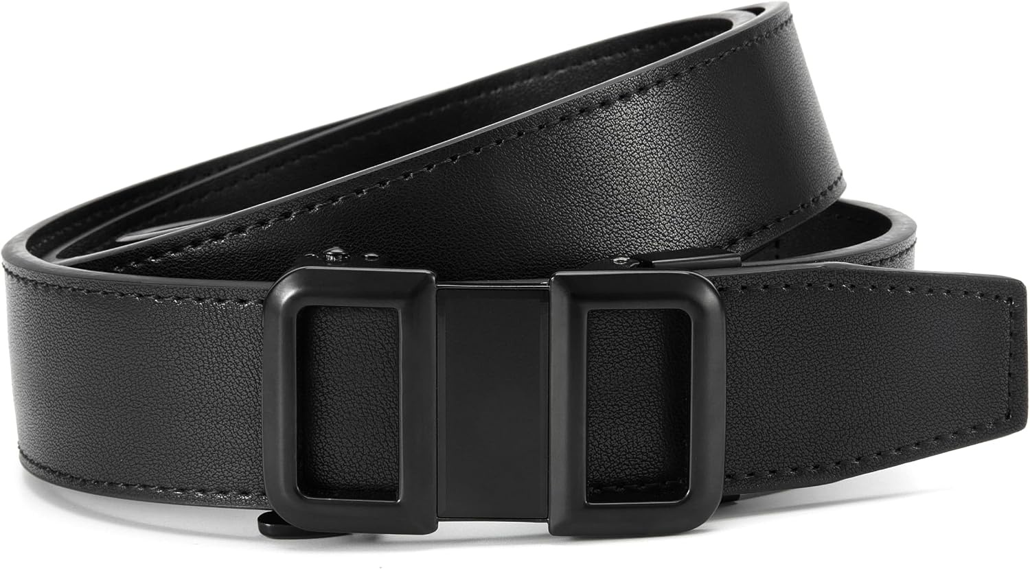 image:imageCHAOREN 40mm Ratchet Belt Buckle Only for 1 38 Slide Belt Strap Automatic Click Buckle Adjustable40mm Double D Black