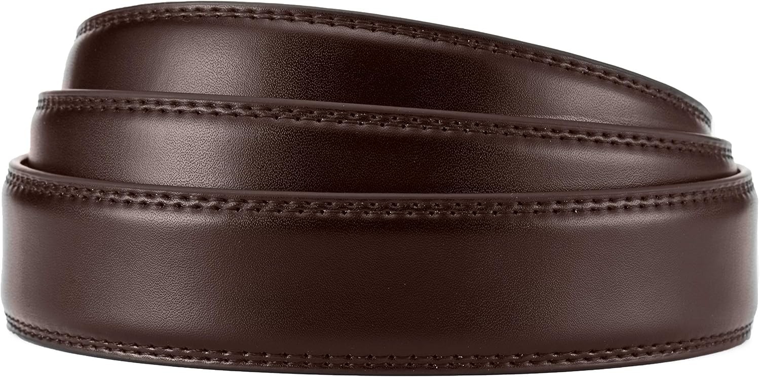 image:imageCHAOREN Ratchet Belt Strap Only 1 18 Replacement Leather Belt 125 without Buckle