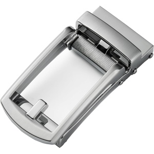 CHAOREN 40mm Ratchet Belt Buckle Only for 1 3/8 Slide Belt Strap, Automatic Click Buckle Adjustable(35mm – Click Silver)
