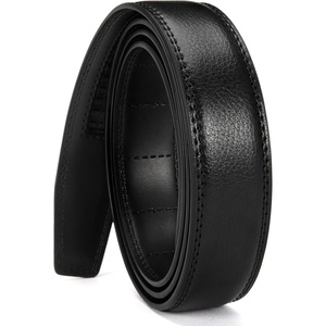 CHAOREN Ratchet Belt Replacement Strap 1 1/4″(Litchi Black)