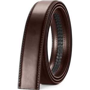 CHAOREN Ratchet Belt Strap Only 1 1/8”, Replacement Leather Belt 1.25″ without Buckle
