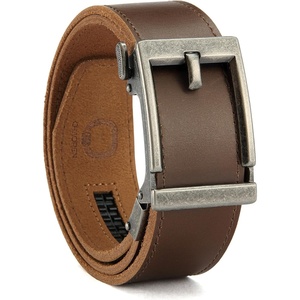 CHAOREN Men’s Ratchet Belt – 1.5″ Mens Belt Leather for Casual Jeans(Brown)
