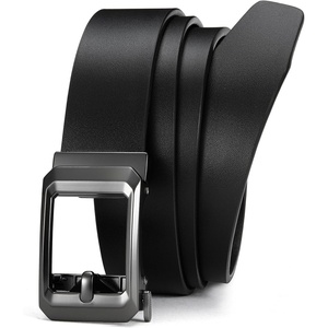 CHAOREN Men’s Ratchet Belt – 1.5″ Mens Belt Leather for Casual Jeans(Charcoal)