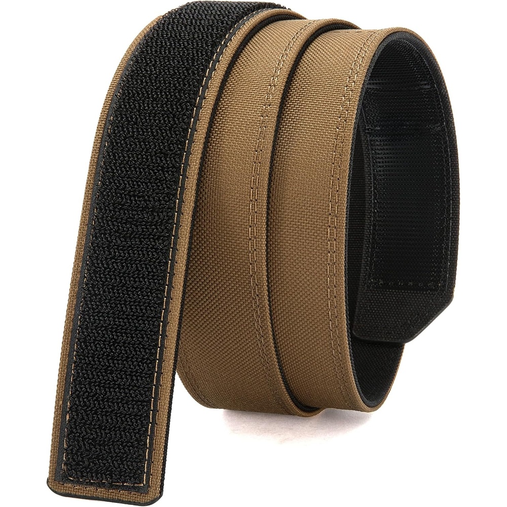 image:imageCHAOREN No Buckle Belts for Men Nylon No Scratch Mechanic Belt 38mmKhaki