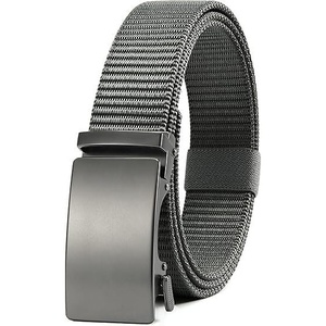 CHAOREN 1.5″ Nylon Ratchet Belt Men – Casual Work Belt for Jeans(Basic / Grey 35mm)
