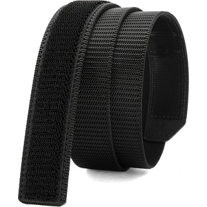 CHAOREN No Buckle Belts for Men, Nylon No Scratch Mechanic Belt 38mm(Basic Black)