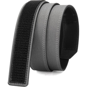 CHAOREN No Buckle Belts for Men, Nylon No Scratch Mechanic Belt 38mm(Grey)