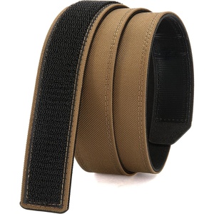 CHAOREN No Buckle Belts for Men, Nylon No Scratch Mechanic Belt 38mm(Khaki)
