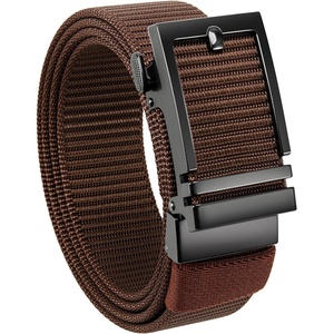 CHAOREN Ratchet Belts for Men, Nylon Web Golf Belt with Automatic Buckle