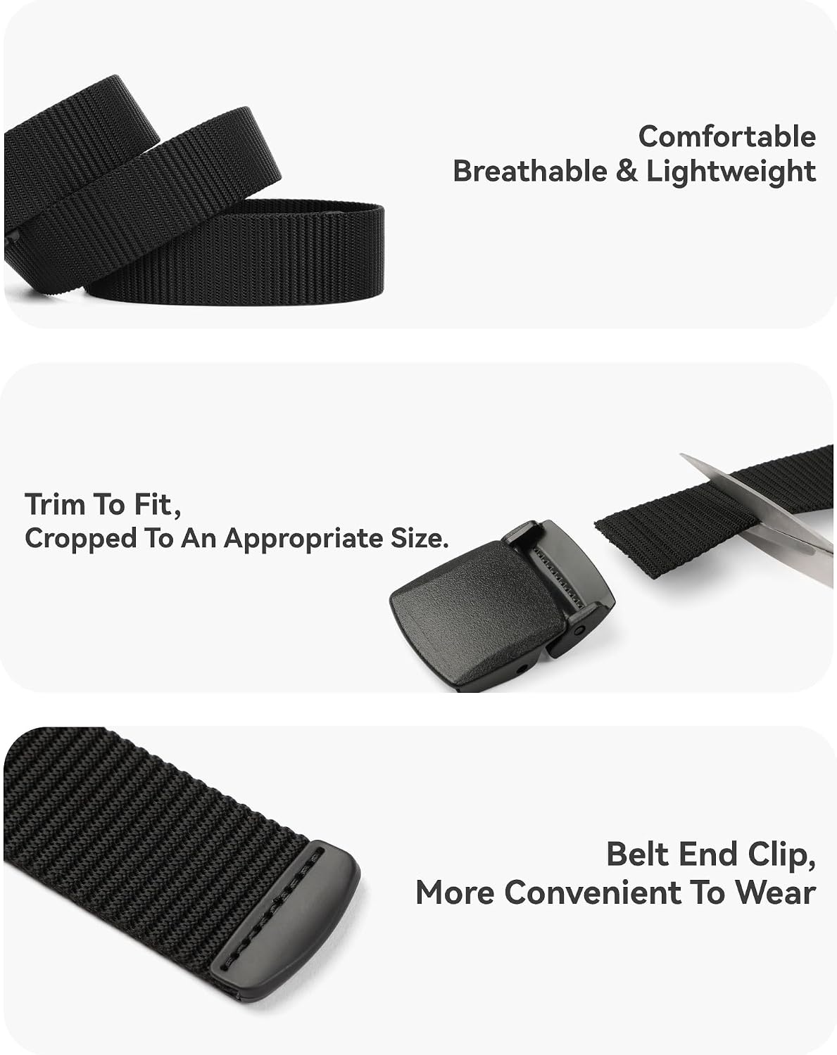image:imageCHAOREN Boys Nylon Belt 125 Adjustable Kids Tactical BeltNavy