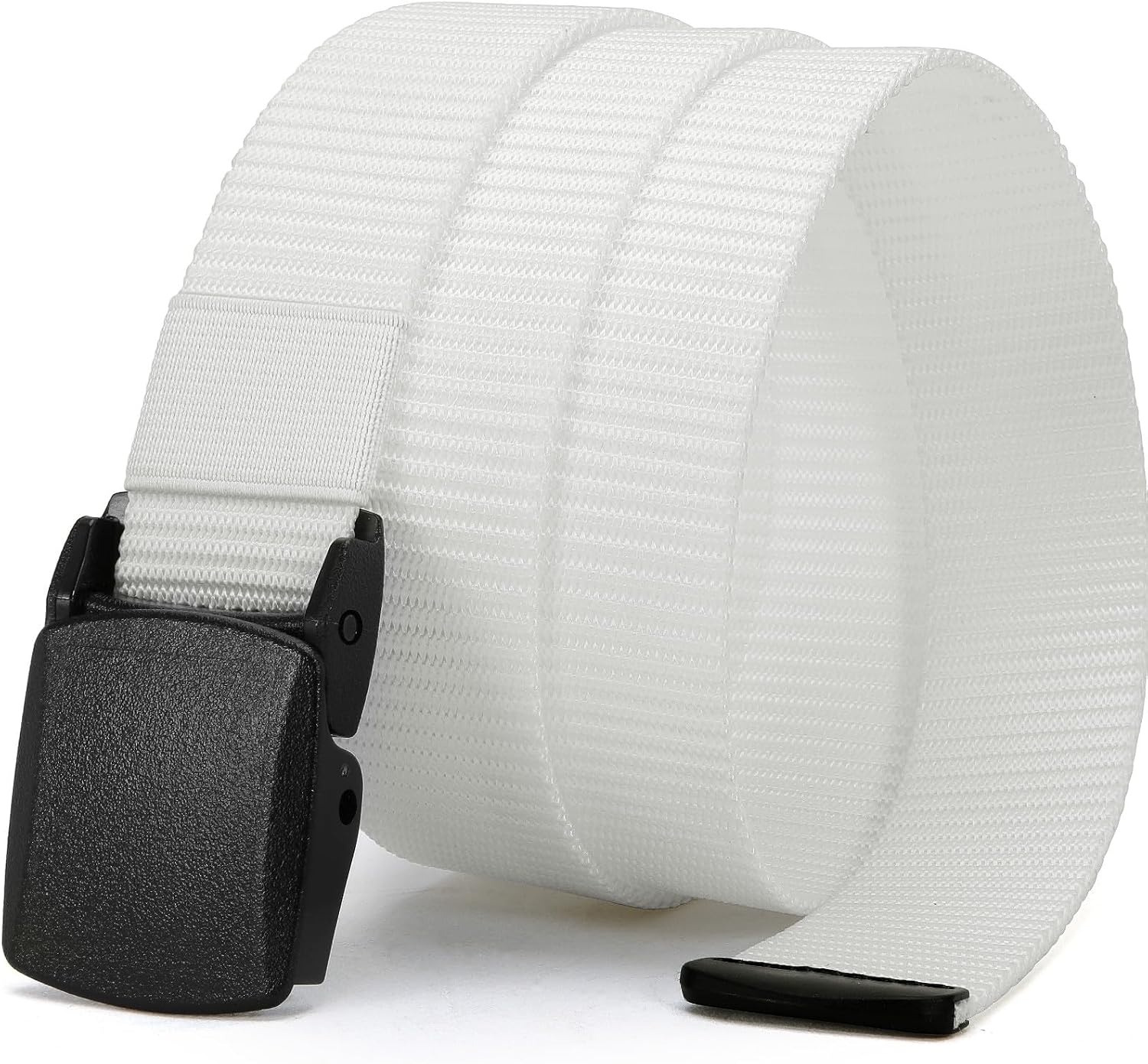 image:imageCHAOREN Boys Nylon Belt 125 Adjustable Kids Tactical BeltWhite