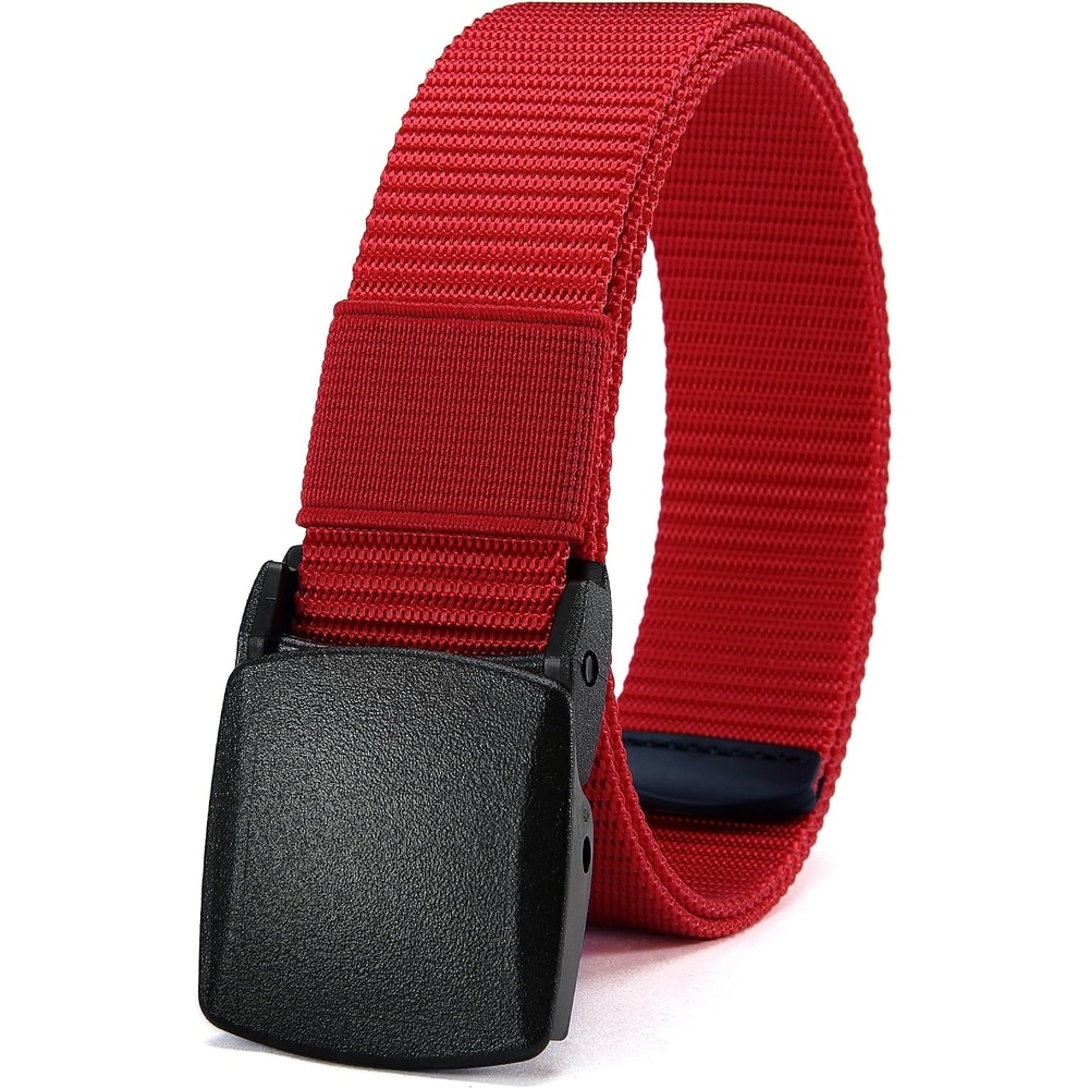 image:imageCHAOREN Boys Nylon Belt 125 Adjustable Kids Tactical BeltRed