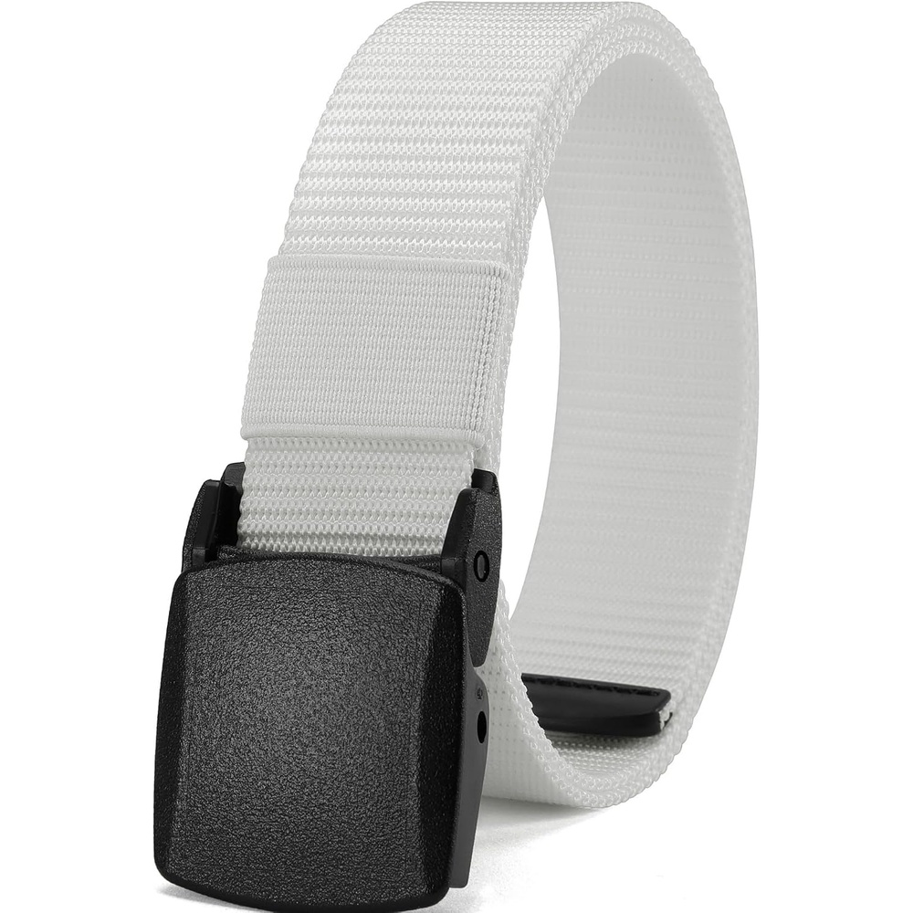image:imageCHAOREN Boys Nylon Belt 125 Adjustable Kids Tactical BeltWhite
