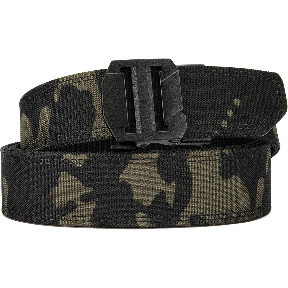 image:imageCHAOREN Tactical Belt Men 15 Nylon Ratchet Belts for EDC WorkBlack Camo