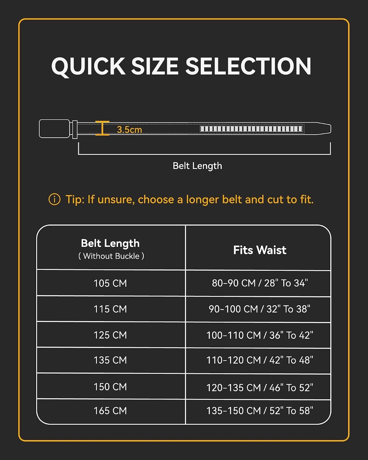 image:imageCHAOREN Leather Ratchet Belt for Men Mens Dress belt 1 38Smooth Black