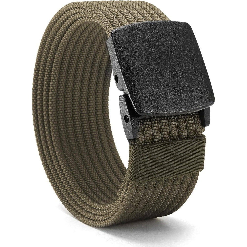 image:imageCHAOREN TSA Approved NonMetal Nylon Travel Belt Men 38mmOlive