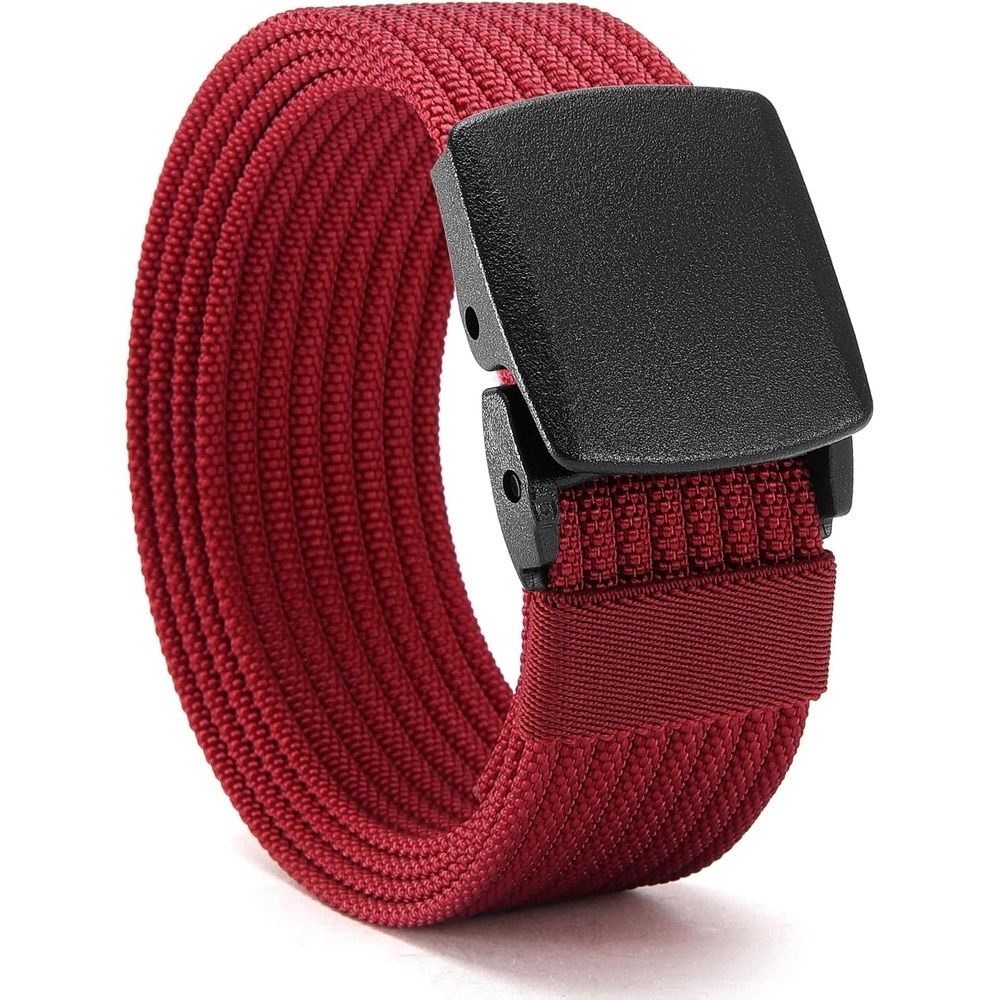 image:imageCHAOREN TSA Approved NonMetal Nylon Travel Belt Men 38mmRed