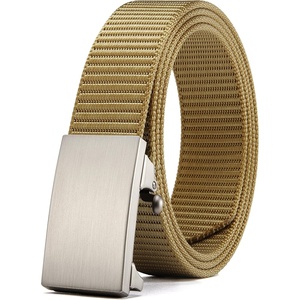 CHAOREN Nylon Ratchet Belts for Men, Adjustable Tactical Belt – 1.25″(Coyote)
