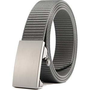 CHAOREN Nylon Ratchet Belts for Men, Adjustable Tactical Belt – 1.25″(Grey)