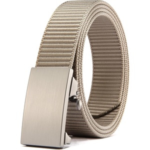 CHAOREN Nylon Ratchet Belts for Men, Adjustable Tactical Belt – 1.25″(Khaki)