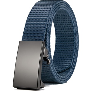 CHAOREN Nylon Ratchet Belts for Men, Adjustable Tactical Belt – 1.25″(Navy)