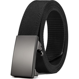 CHAOREN Nylon Ratchet Belts for Men, Adjustable Tactical Belt – 1.25″(Web Black)