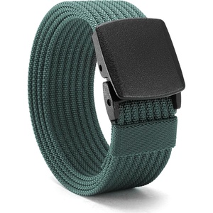 CHAOREN TSA Approved Non-Metal Nylon Travel Belt Men – 38mm(Teal)