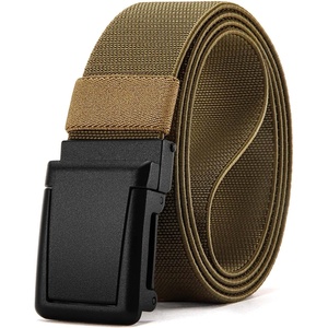 CHAOREN Tactical Belt Men – 1.5″ Stretch Work Belt with Zinc Alloy Buckle(Coyote Brown)